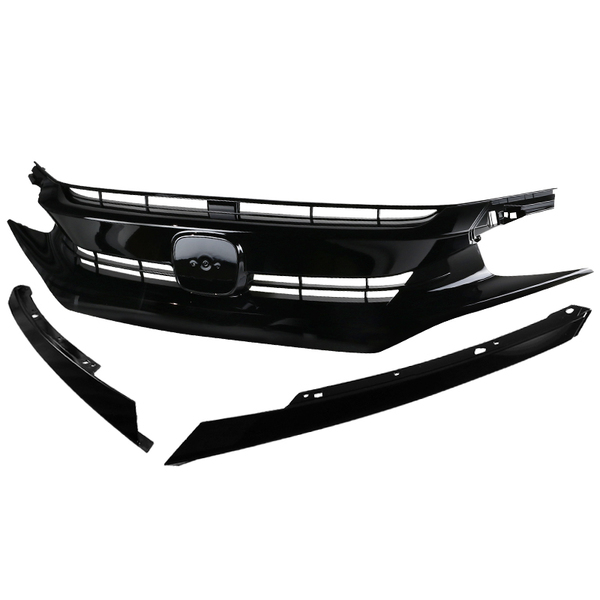 Spec-D Tuning Honda Civic Si Type Grille 16-Up HG-CV16B-BN